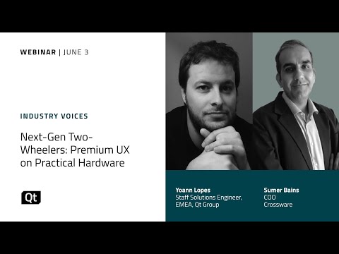 Webinar: Next-Gen Two-Wheelers: Premium User Experience (UX) on Practical Hardware